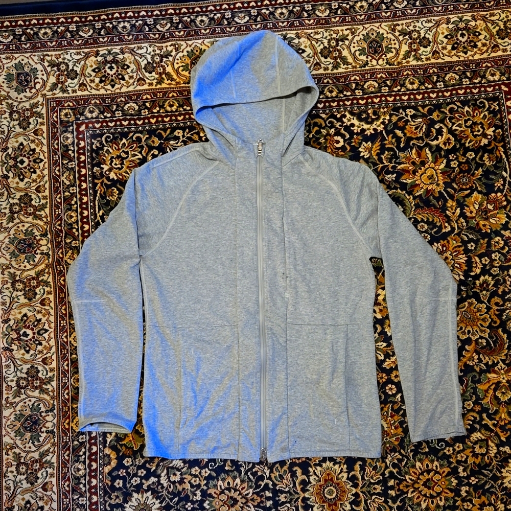 Lululemon Grey full-zip Hoodie (M)